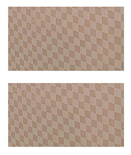  Preziosa QUADROTTA TOVAGLIA da TAVOLA ANTIMACCHIA 18-24 Persone 140X360 No Stiro Idrorepellente Vari Colori (Nocciola)