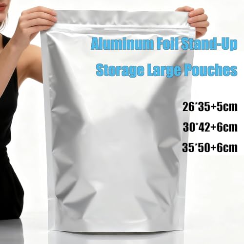 Bolsas de almacenamiento reutilizables de papel de aluminio para evitar comida estropeada 5