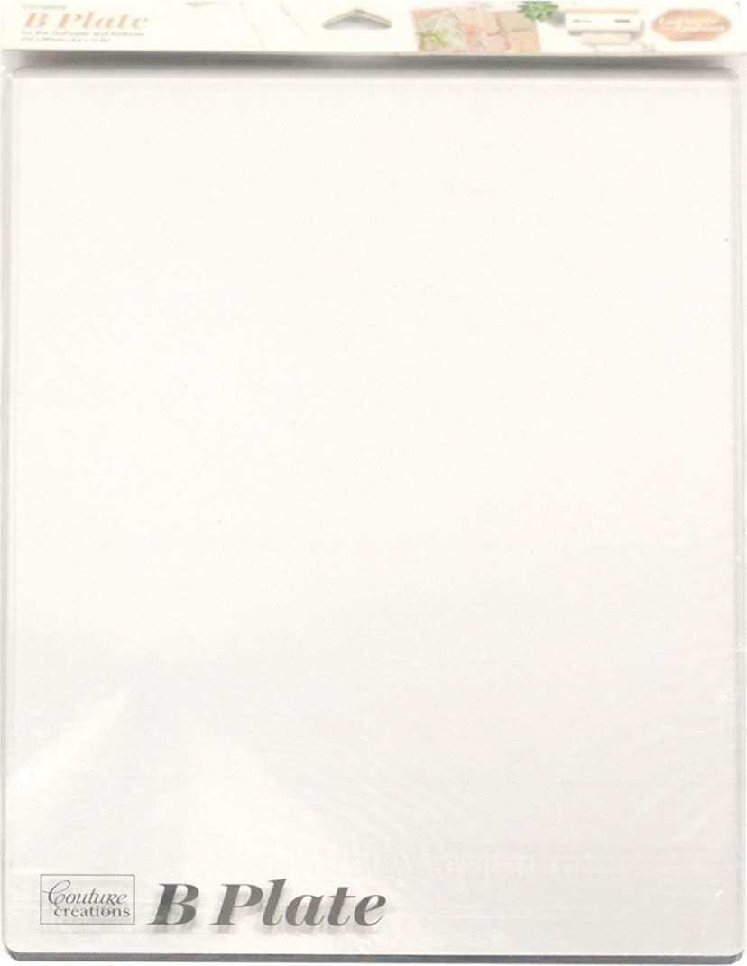 Couture Creations GOPWR EMBOSS PLATE B, us:one size, 8.25"x11.5"x.1