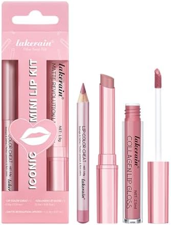 Amazon.com: 3PCS Lip Liner and Lipstick Combo Set - Matte Lip Liner