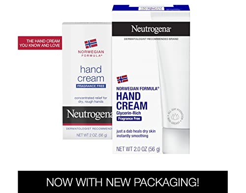 Image of Neutrogena Norwegian Formula Hand Cream, Fragrance-Free (2 Ounce) (Pack of 10)