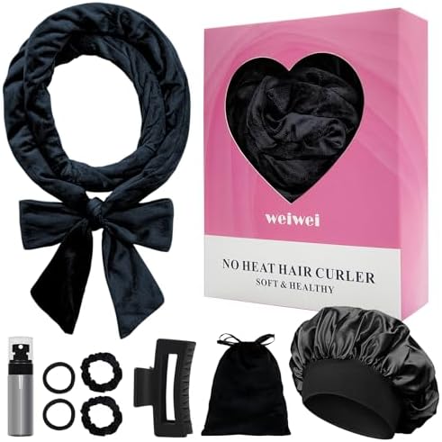 Lavender Heatless Hair Curling Set