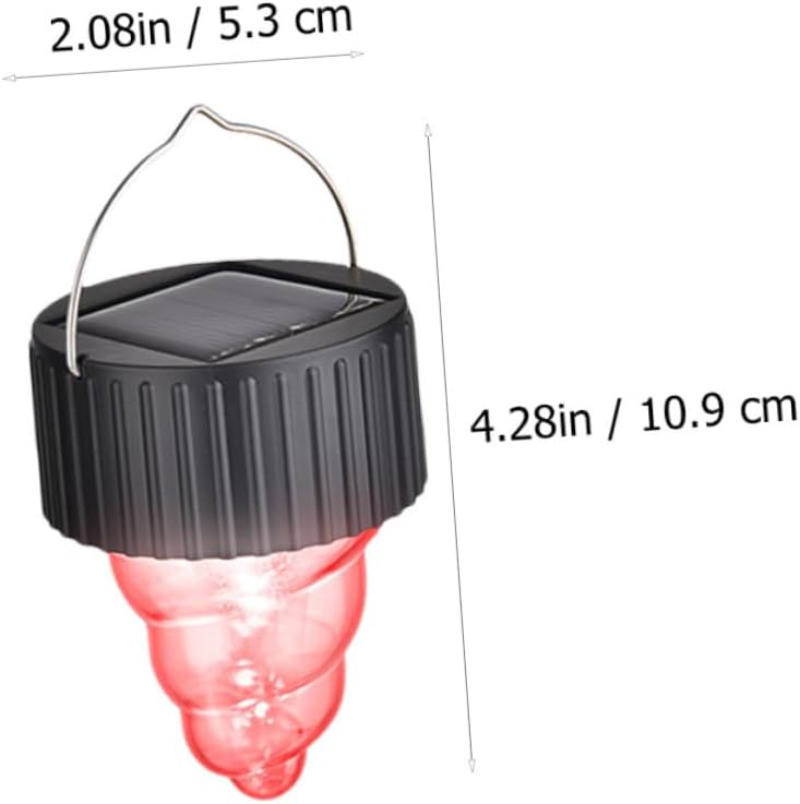 NUOBESTY 1set Colorful Solar Pendant Lights Led Solar Hanging Lamp for Outdoor Decor Creative Gradient Design for Garden and Patio Lighting