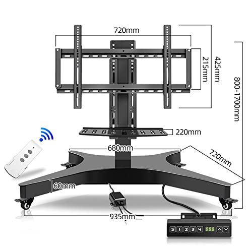 Soporte de TV motorizado con ruedas para 32-75 pulgadas miniatura 2
