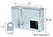 Mytee Products Weld on Shipping Container Lock Box - Cargo Container High Security Lock Box to Protect Padlock