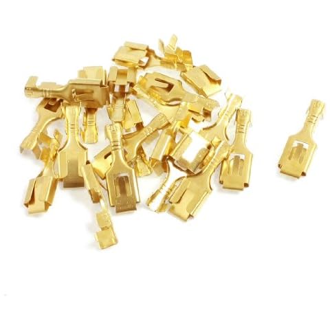 uxcell Brass Crimp Terminal Cable Spade Connector Cover