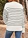 LILLUSORY Oversized Sweater Womens 2025 Fall Fashion Outfits Pullover Long Tunic Old Money Winter Cozy Clothes Cute Crewneck Trendy Knit Chunky Warm Knitted Ladies Top Striped