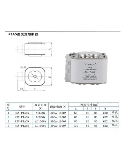 Fusible rapide 500 V protégeant efficacement vos équipements semi-conducteurs haute puissance