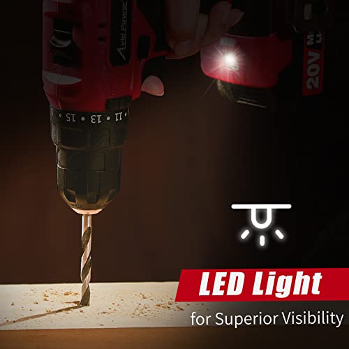 image for AVID POWER Cordless Drill Set 20V Power Drill/Screwdriver with 2 Batte