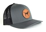 Palouse Prairie Lab Labrador Retriever Leather Patch Hat | Yellow lab, Chocolate lab, Black Black Gift | Lab Trucker Hat | Baseball Hat