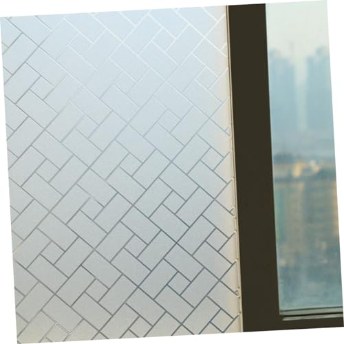 PRETYZOOM película de ventana esmerilada reusable 254x45 cm miniatura 3