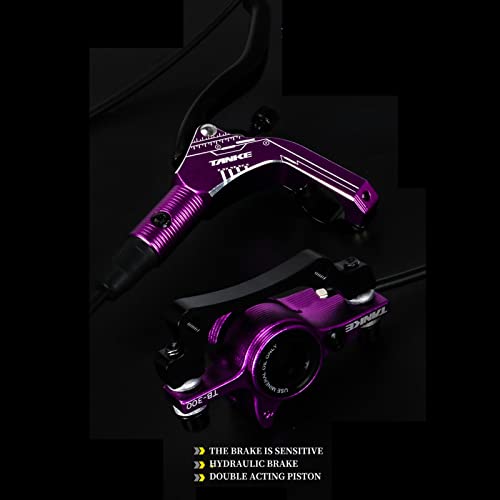 Image of BNFBike Hydraulic Disc Brake Set Front Rear 800 /1400mm Purple L Front Rrear|Sporting Goods | Cycling | Bicycle Components & Parts |2 Pieces Aluminum Alloy Brake Lever