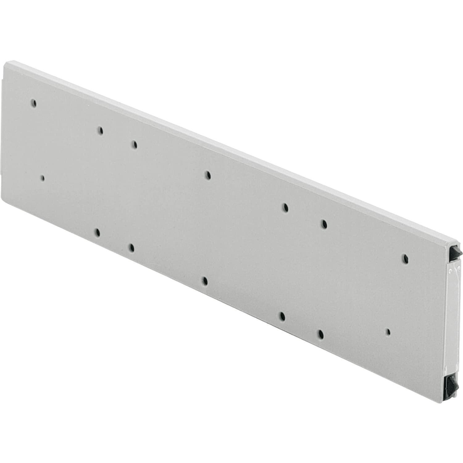 Hettich 9007204 Systema Top 2000-Divisor (Organizador de cajones), Ancho de Montaje 392 mm, Efecto Aluminio de plástico, Plata, Schranktiefe 400 mm | Kunststoff | Alu - Finish
