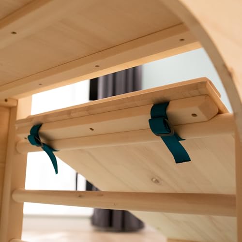 TP Toys, Active Tots, Pikler Style Wooden Indoor Baby and Toddler Ladder, Slide or Bridge, for use with TP Triangle or Climbing Cube, Interative Play, 12 Months+,Wood - Image 5