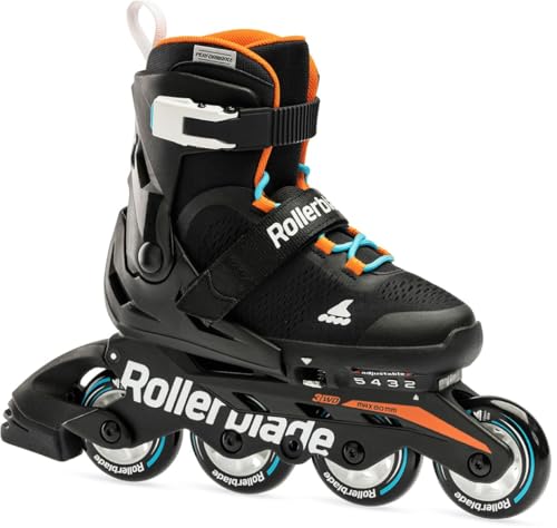 Rollerblade MAXX Inline Skate 2022 Black/Orange, 36.5-40.5