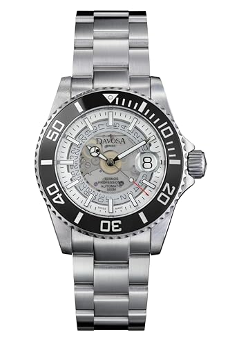 - Colore della cassa: Argento Davosa Ternos Professional Nebulous Automatic 161.535.10 Orologio automatico uomo