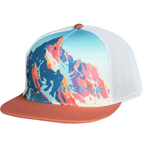 Image of EDTREK Adventure Snapback Hat - Surf Hat - Beach Hat - Hiking Trucker Hat - Flying High Hat