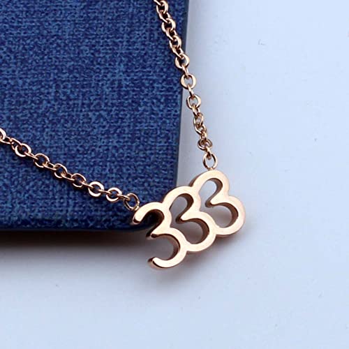 Dainty Angel Devil Number Necklace Numerology Jewelry Birthday Gift3
