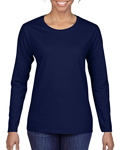 Gildan T-Shirt Femme col rond resistant maille legere et respirante