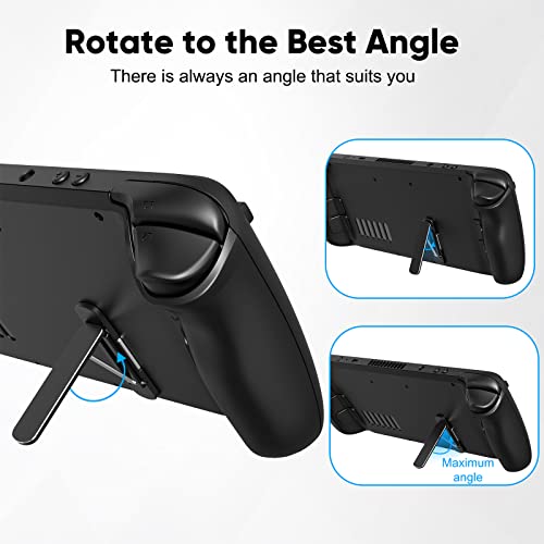 Yuanhot 2 Pack Universal Portable Stand For Steam Deck, Adjustable Foldable Metal Vertical And Horizontal Kickstand Accessories Compatible With Steam Deck/Switch Lite/Tablet/Smart Phone #TOP3