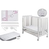 Cuna Colecho Moonet Premiun con Colchón, Sábanas de Cuna N