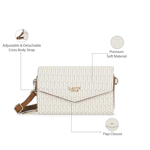 Image of Lavie Luxe Women's Mono Sally 2C Crossbody Sling Bag | Ladies Purse Handbag | Gift for Women