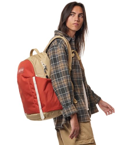 Image of JanSport 26L All Around Pack - 15 inch Laptop Sleeve, Dune Red | Versatile Rucksack w /Hydration Sleeve, Reflective Accents & Safety Whistle