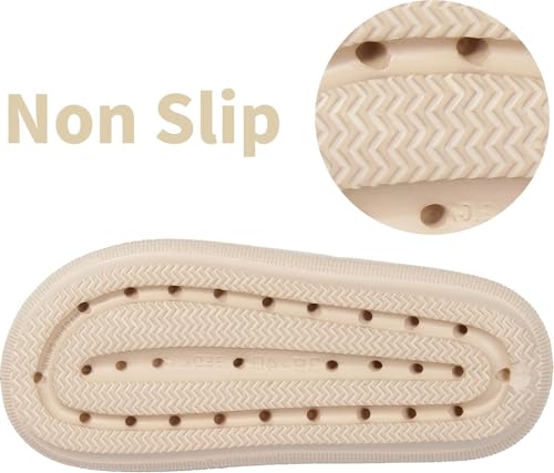 Image of Women Adjustable Open Toe Slide Sandals Classic Ultra Soft EVA Footbed Summer Designed to Fit Flat Buckle Sliders for Women & Girls