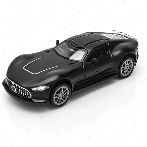 Image of Mercedes Vision GT Die-Cast Toy Car for Kids - 1:36 Scale Pull Back Metal Model with Openable Doors, LED Lights & Music - Alloy Mini Car for Boys & Collectors【Color As Per Stock】