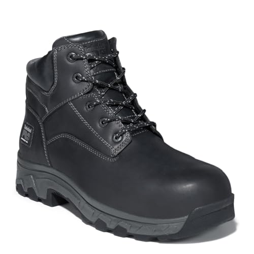 Timberland PRO �����Y ���[�N�X�e�b�h 6�C���` �������S�ܐ� �Ód�C�U�� �H�Ɨp��ƃu�[�c, �u���b�N, 8 Wide