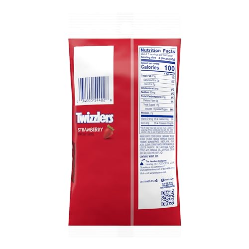 Twizzlers Strawberry Licorice Candy Bag - 7 oz