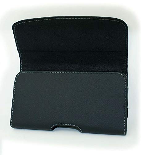 yanw 2X Case Pouch Belt Holster with Clip for Boost Mobile LG Tribute Monarch LM-K300