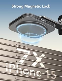 ESR for 15W MagSafe Car Mount Charger, Universal Dashboard/Tesla MagSafe Car Charger, Magnetic Wireless Charging, Adjustable Car Phone Holder for iPhone 17/16/15/14/13/12, S25, Pixel 10, Black