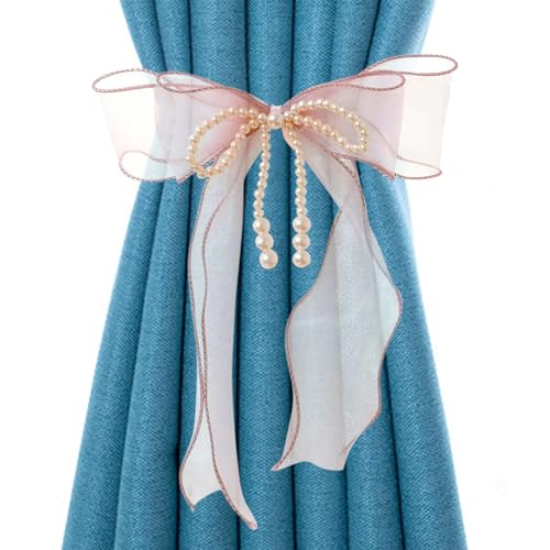 Sujetadores para Cortinas, Sujetadores para Cortinas, Accesorios con Lazo y, Soportes para Cortinas, decoración de Ventana, Correas de drapeado, Abrazos de pañales Decorativos para Cortinas