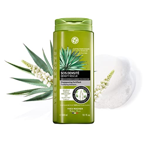 Yves Rocher-Champú estimulante Anti-Caída con Agave y Lupino blanco - Sin sulfatos ni Siliconas -...
