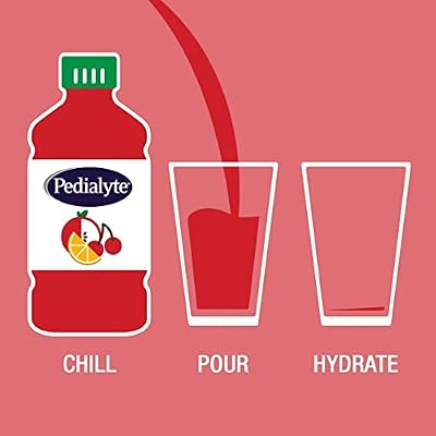 Pedialyte Advanced Care Oral Electrolyte Solution Cherry Punch Flavor 33.8 OZ (Pack of 16)