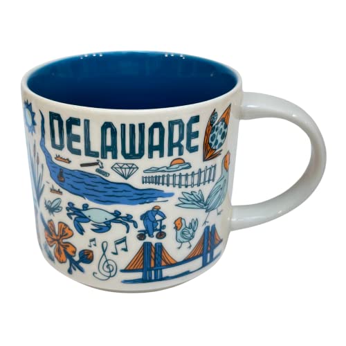 Taza de Cerámica Starbucks Delaware 14 Oz