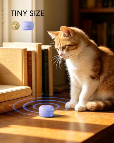 Image of Mini Bluetooth Speaker Wireless, Tiny Small Speaker with Built-in Mic & TWS Pairing, Portable for Indoor /Outdoor /Travel /Gifts (Purple)