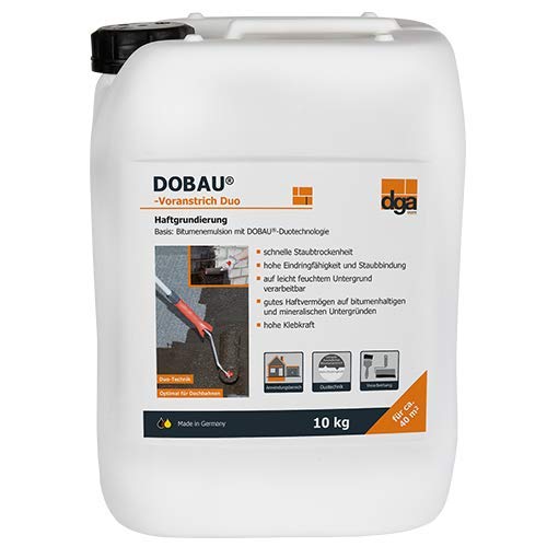 Dobau Bitumen Voranstrich Duo 10kg - Haftgrundierung auf Bitumenemulsionsbasis...