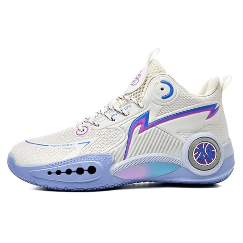 Chaussures de basket-ball antidérapantes et légères à lacets pour hommes