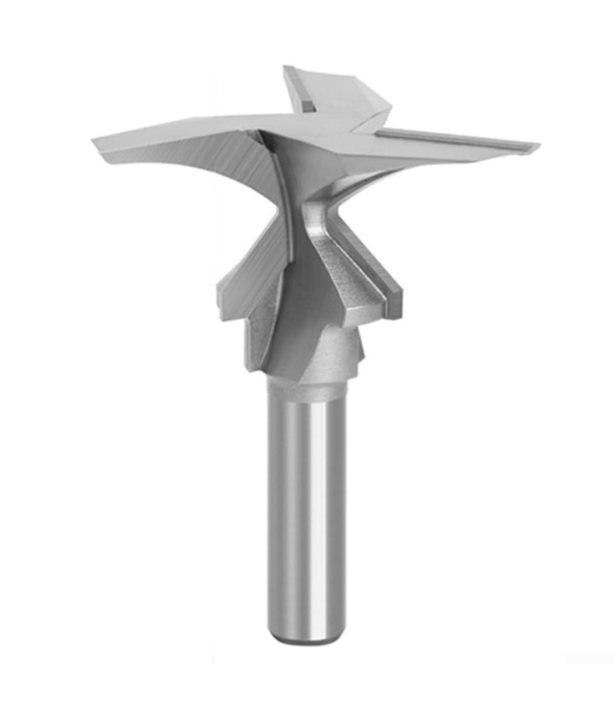 Frez krzywowy, głowica frezarska, frez, narzędzia do obróbki drewna, metal, kompatybilny z większością uchwytów wiertarskich 1/2", srebrny, 1 sztuka (R50)