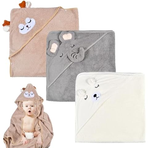 Funmo Serviette de Bain à Capuche Cover