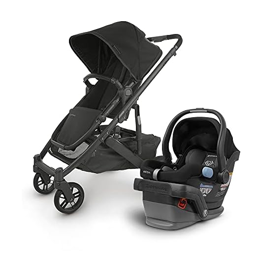 UPPAbaby Cruz V2 Stroller - Jake (Black/Carbon/Black Leather) + Mesa Infant Car Seat - Jake (Black)