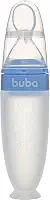 Buba, Colher Dosadora Em Silicone Com Ventosa Azul