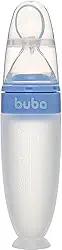 Buba, Colher Dosadora Em Silicone Com Ventosa Azul