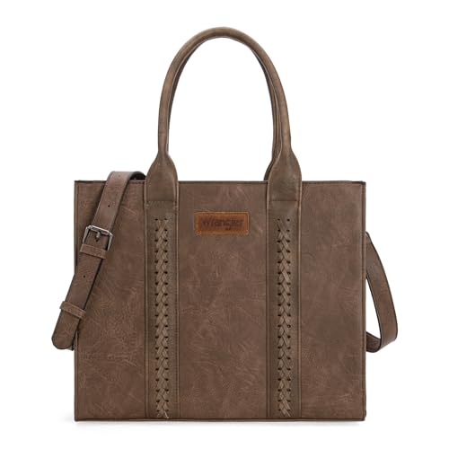 Image of Montana West x Wrangler Tote Bags Purses for Women Work Top-Handle Handbags with Strap