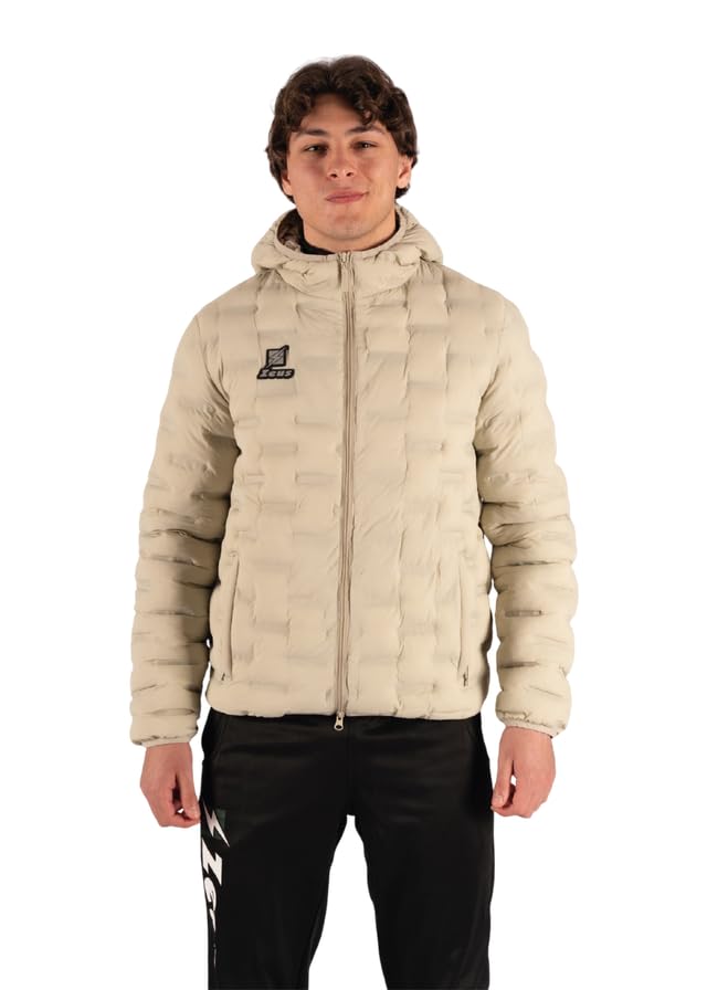 Giubbotto Viktor per Zeus Capo Imbottito Temperature Miti Tempo Libero Sport Calcio Calcetto Relax Fitness Palestra Allenamento Praticità Design Elegante