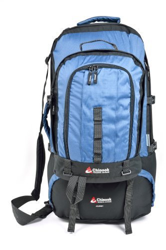Chinook Journey Internal Frame Travel Pack, Blue, 75-Liter by Chinook