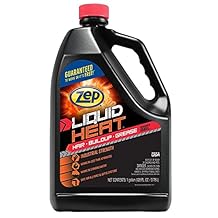 Zep Liquid Heat Clog Dissolver Gel - 128 Fl Oz Case of 1 ZULHG128 - Professional Strength Formula Works in less than 10 Minutes