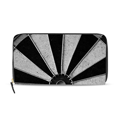 Preisvergleich Produktbild XiangHeFu Frauen Geldbörse Clutch Bag Zipper Darts Brettspiel Leder